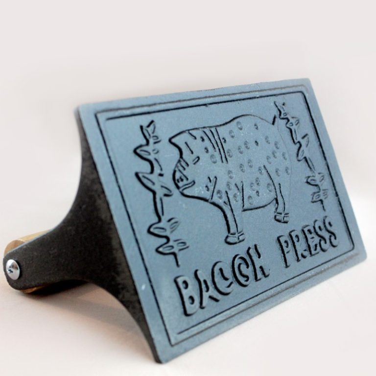 Norpro Cast Iron Bacon Press + Egg Ring Set Pantry Magic