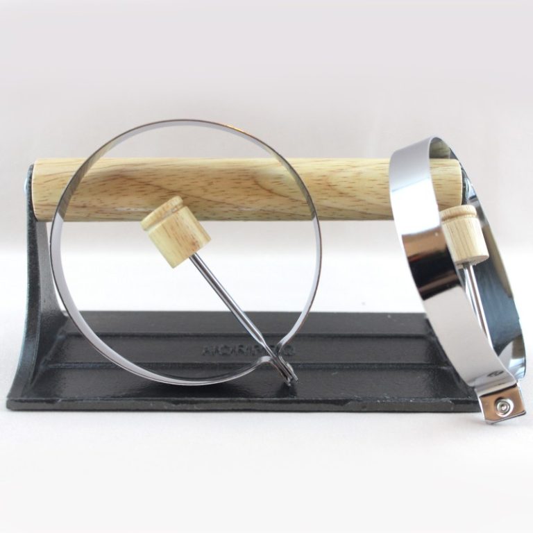 Norpro Cast Iron Bacon Press + Egg Ring Set Pantry Magic