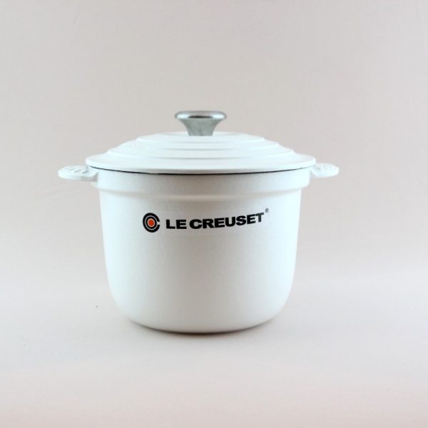Le Creuset Cast Iron Cocotte Rice Pot Every 20cm 2.8L Shell Pink Casserole