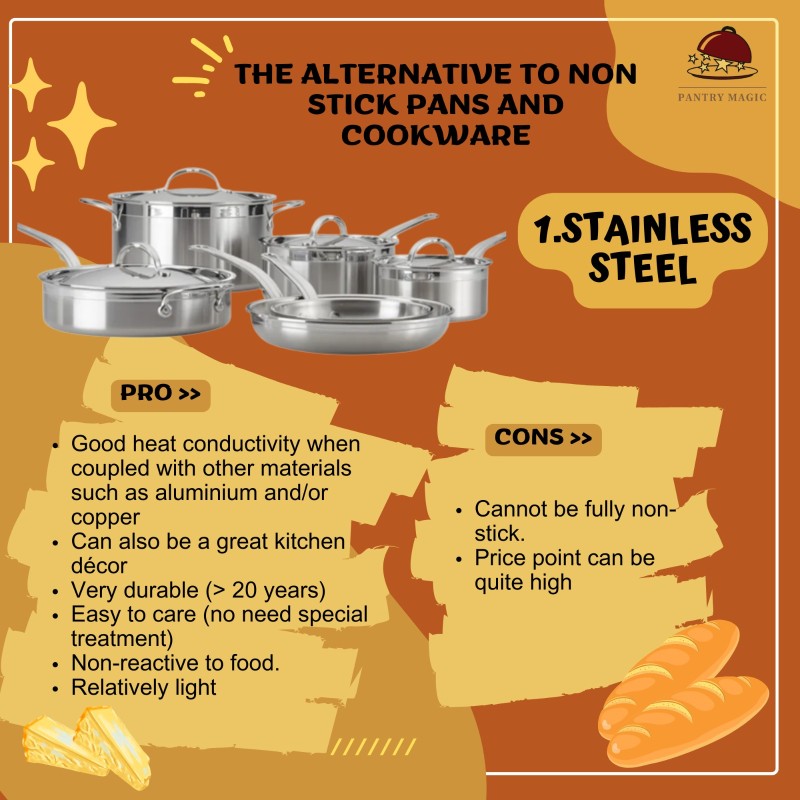 The alternative to Non Stick Pans and Cookware Pantry Magic