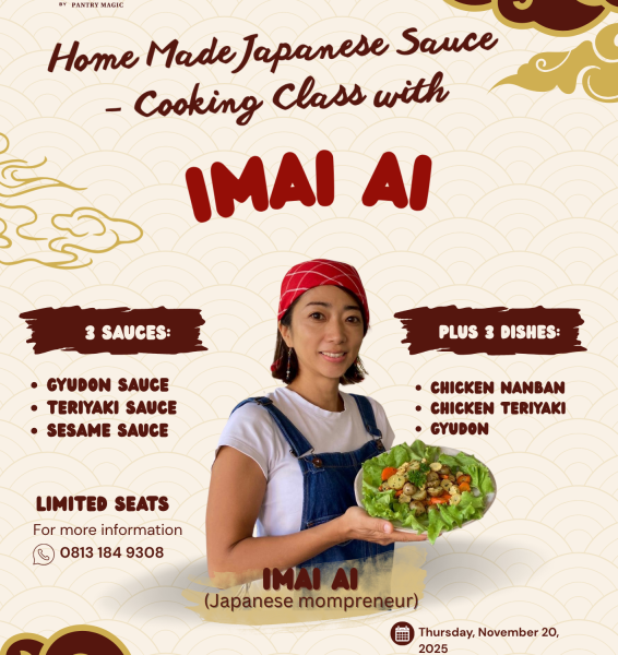 Home Made Japanese Sauce - Cooking Class with Imai Ai