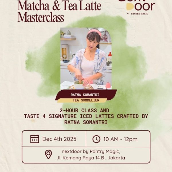 Matcha & Tea Latte Masterclass Crafted by Ratna Somantri