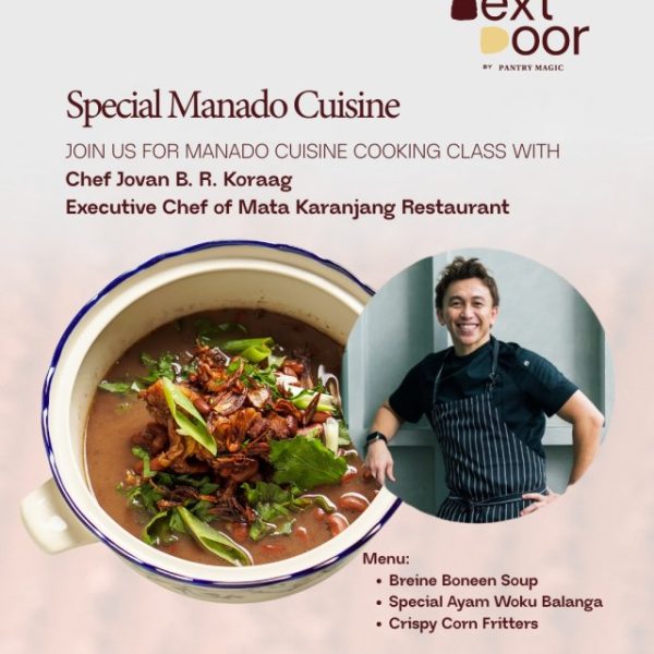 Special Manado Cuisine with Chef Jovan Executive Chef of Mata Keranjang Restaurant
