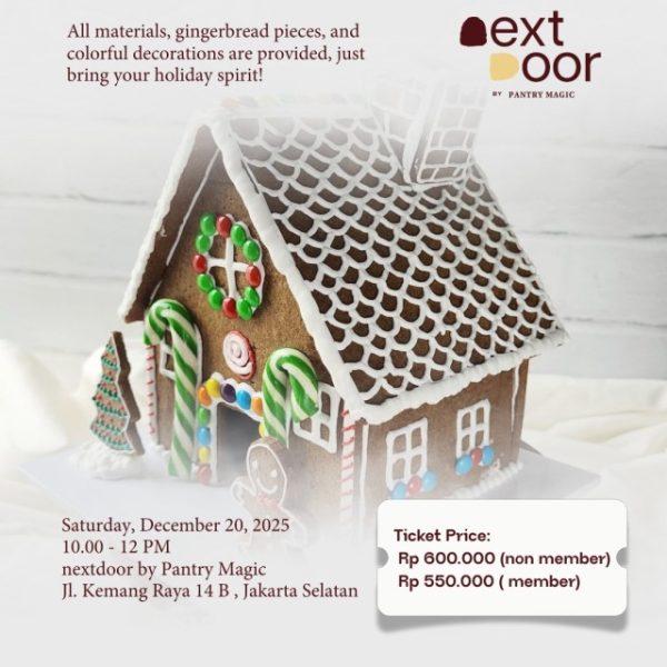 Gingerbread House Workshop for Kids with Jenie Tjahja