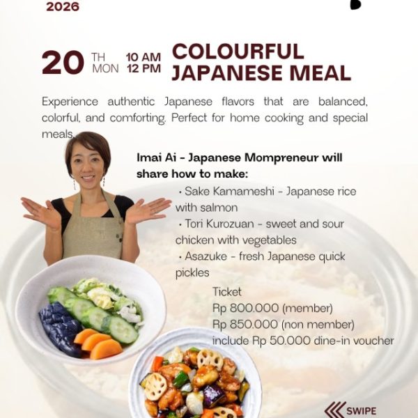Colorful Japanese Meal Class with Imai Ai - Japanese Mompreneur