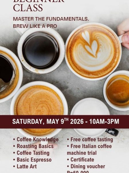 BARISTA BEGINNER CLASS