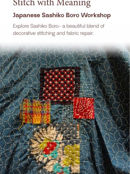 Repair with Beauty Stitch with Meaning: Japanese Sashiko Boro Workshop