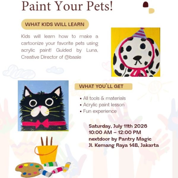 Paint Your Pets! by Luna, Creative Director of @baale