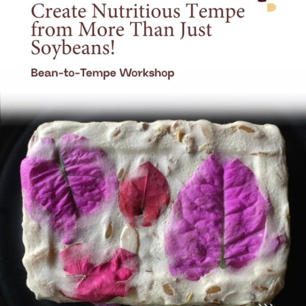 Create Nutritious Tempe from More Than Just Soybeans! Tempe Workshop
